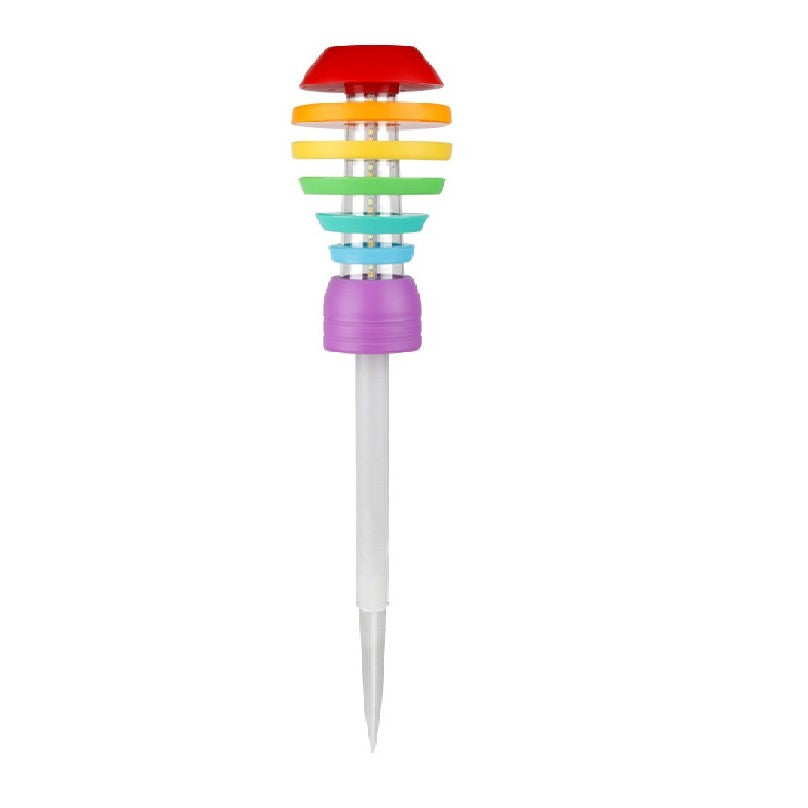 Lampa solara LED design modern pentru gradina Flippy, inaltime 45 cm, 2 moduri de utilizare, 45 x 10 cm, material sticla si ABS, 2V, ABS, 600mAh, alb cald si alb rece, mulicolor