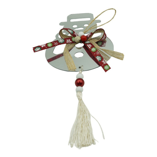 Ornament brad, Flippy, Om de zapada, Argintiu, Lucios, 14*26CM, Acril, Interior/ Exterior