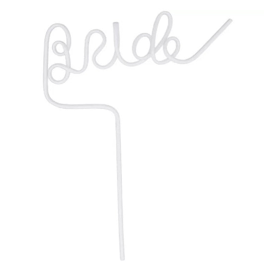 Pai de Plastic, Flippy, Model Bride, Tematica Nunta, Diametru 0.5 cm, Alb