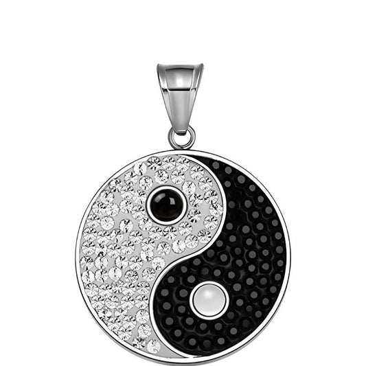 Pandantiv din Argint 925 Jolie Silver, Model Ying si Yang, 11 x 11 mm, 1.2 g