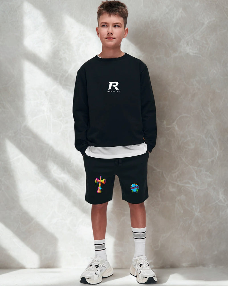 Pantaloni Scurți Copii Kendama Rabelium – Streetwear Color | Colecția SS26