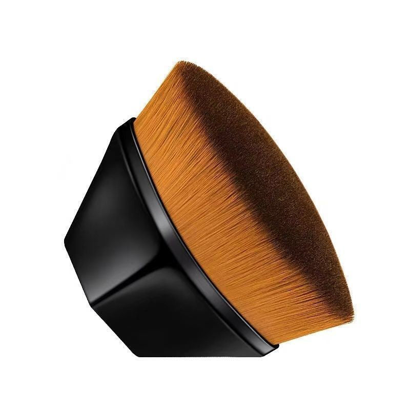 Pensula kabuki plata pentru fond de ten, Flippy, negru