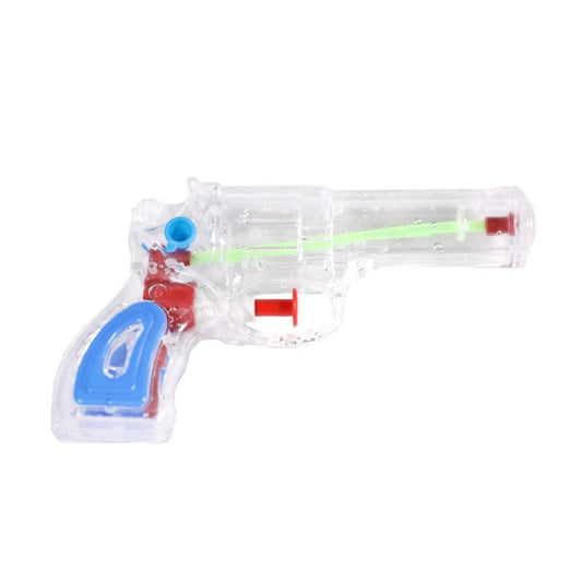 Pistol cu Apa, Flippy, pentru Copii, din Plastic, 16 x 5 x 2 cm, Transparent/Albastru