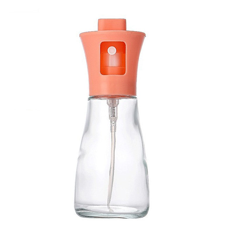 Pulverizator pentru Ulei, Flippy, Pulverizator din Sticla pentru Otet sau Alte Lichide, Simplu Reincarcabil, Multifunctionale, 17.3 x 5.6 cm, Capacitatea 170 ml, Roz