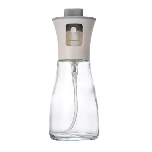 Pulverizator pentru Ulei, Flippy, Pulverizator din Sticla pentru Otet sau Alte Lichide, Simplu Reincarcabil, Multifunctionale, 17.3 x 5.6 cm, Capacitatea 170 ml, Alb