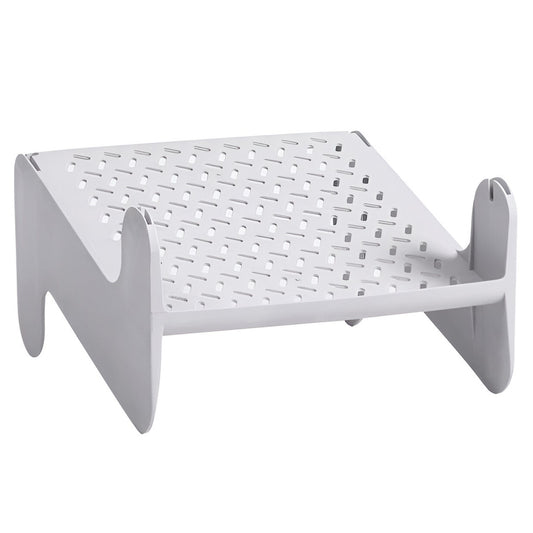 Suport pentru Pantofi, Flippy, cu Doua Straturi, Organizator, Antiderapant și Durabil, 26x24.8x16 cm, Alb