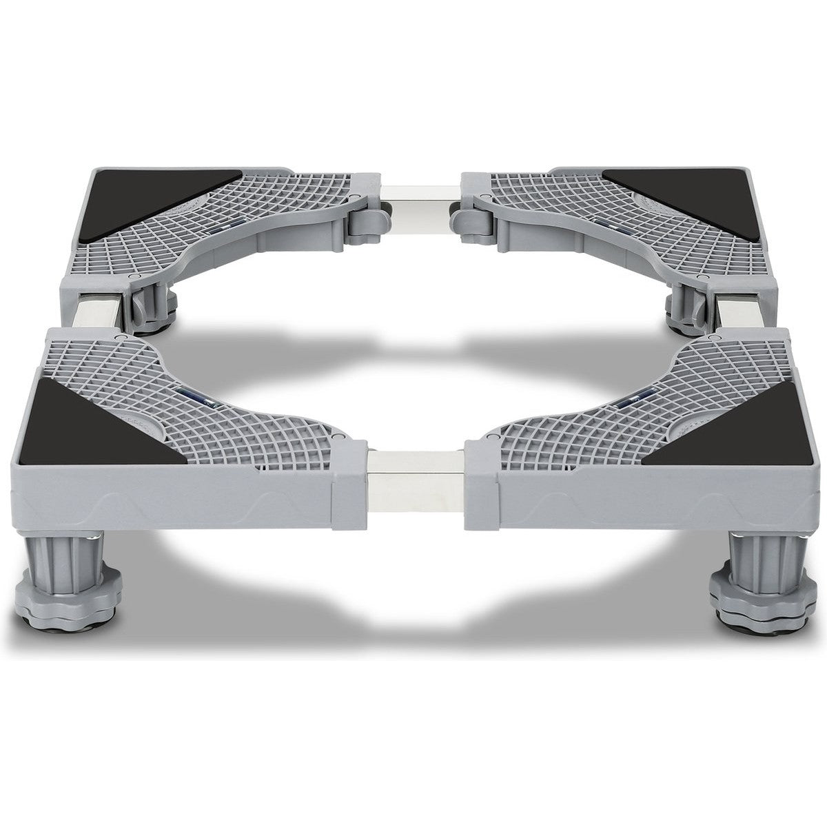 Suport Universal Reglabil, Flippy, pentru Frigider, Masina de Spalat, Uscator, Ajustabil, 4 Picioare, Antiderapant, Gri