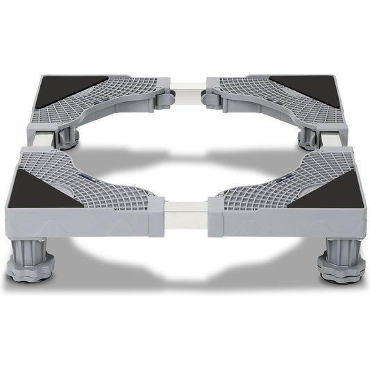 Suport Universal Reglabil, Flippy, pentru Frigider, Masina de Spalat, Uscator, Ajustabil, 4 Picioare, Antiderapant, Gri