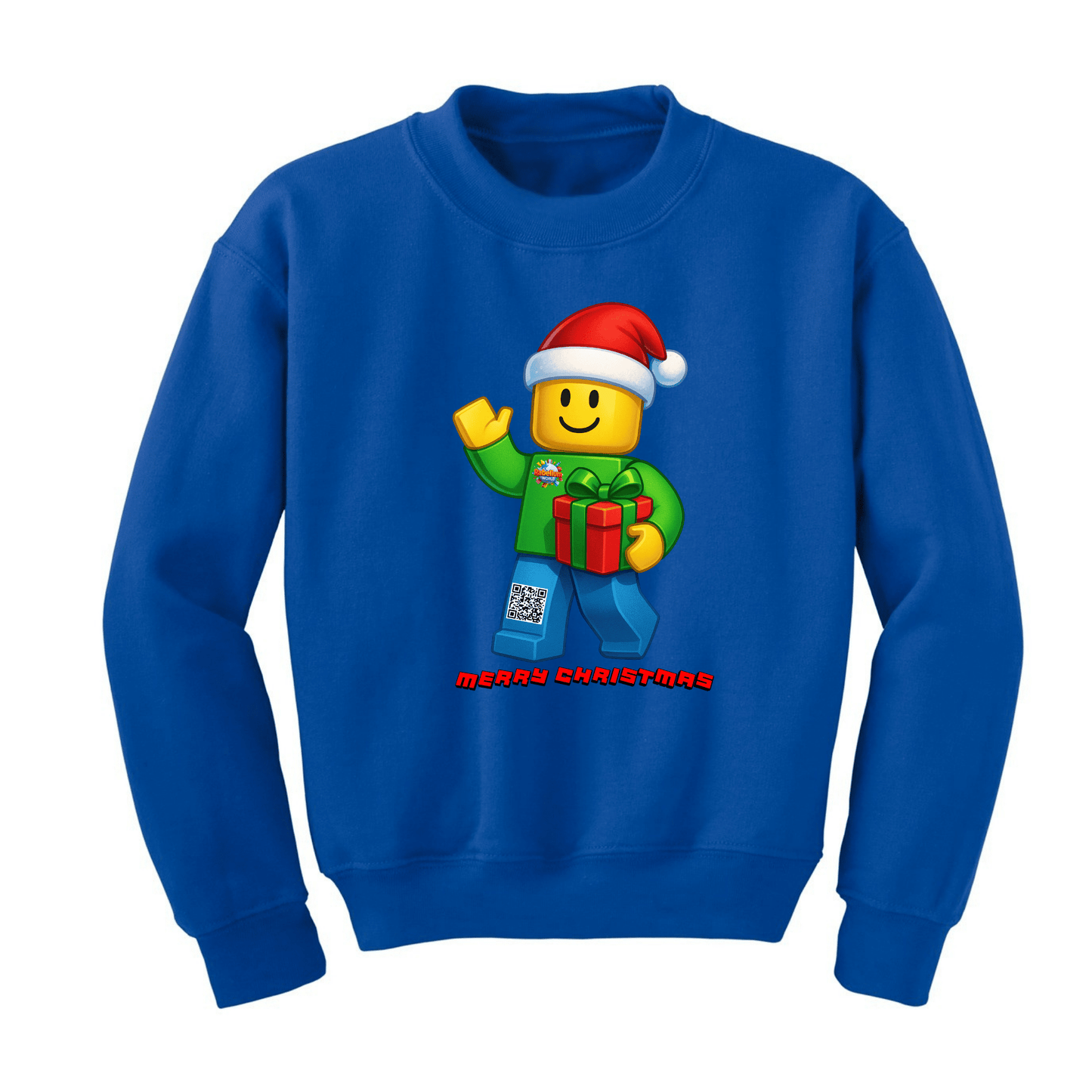 Bluza tip Lego Christmas cu Print Premium + QR Code Muzical – Nou în România