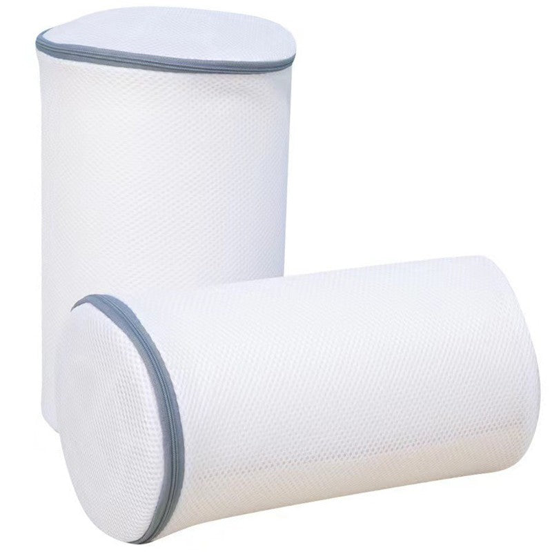 Sac Cilindric pentru Spalare Incaltaminte, Flippy, Dimensiuni Mici, pentru Masina de Spalat, 31x18x3 cm, Alb