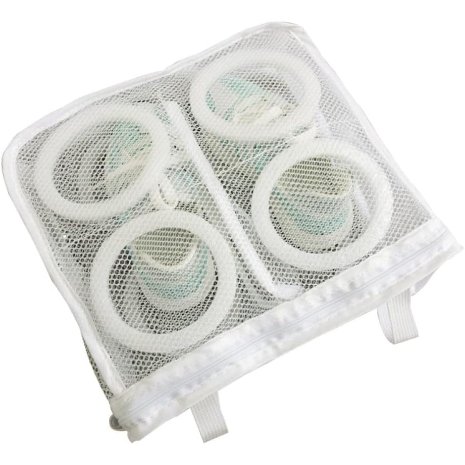 Sac pentru Spalare Incaltaminte, Flippy, pentru Masina de Spalat, 28x24.5x8 cm, Alb