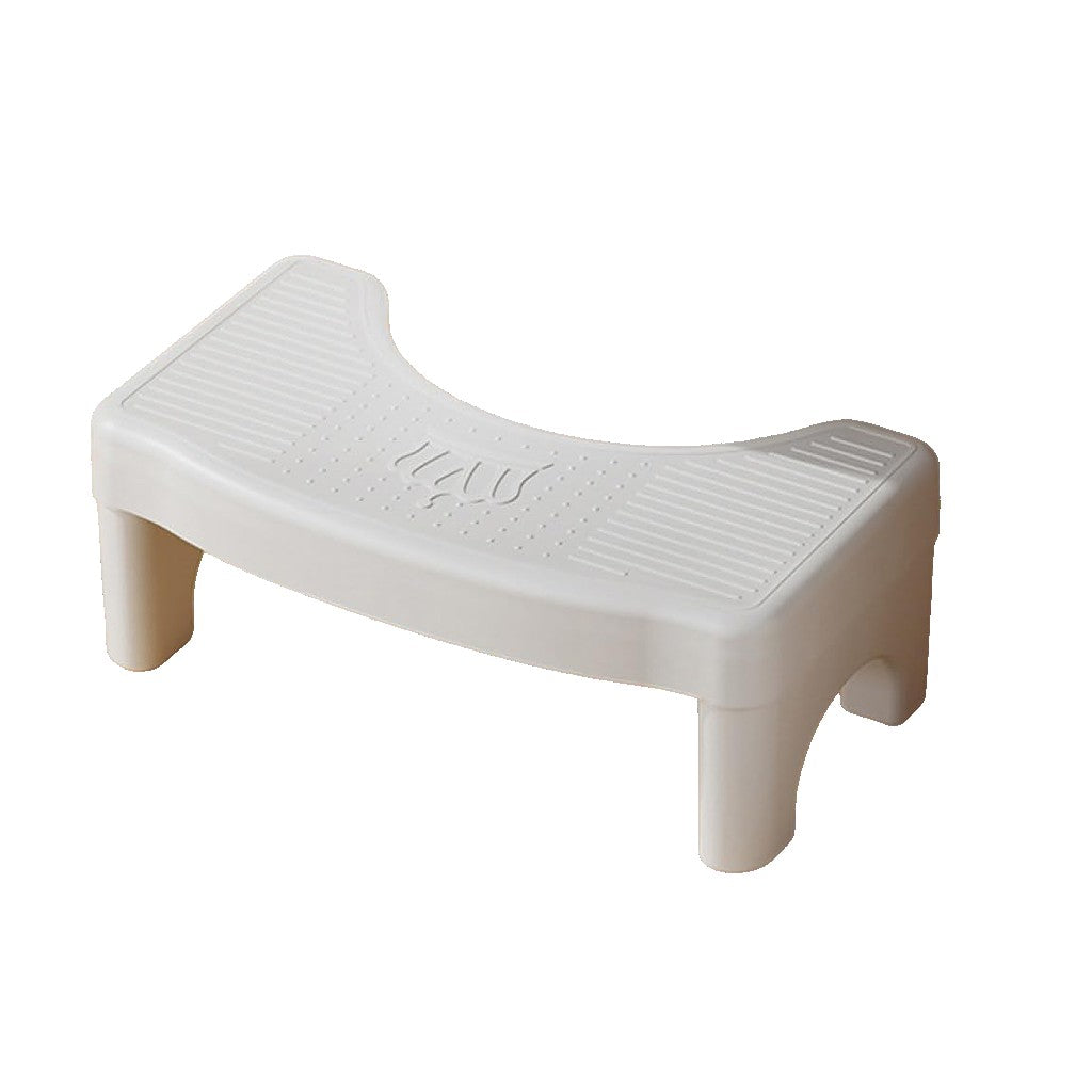 Scaunel WC, Flippy, Tratament Impotriva Hemoroizilor si Constipatiei, Scaun Inaltator WC Copii, Suport Picioare WC, Taburet Inaltator Pozitia Corecta Ghemuit Pe WC, Plastic Rezistent, 17x22x38 cm, Alb