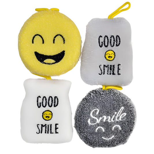 Set 4 bureti de vase Flippy cu tematica Funny Model 1