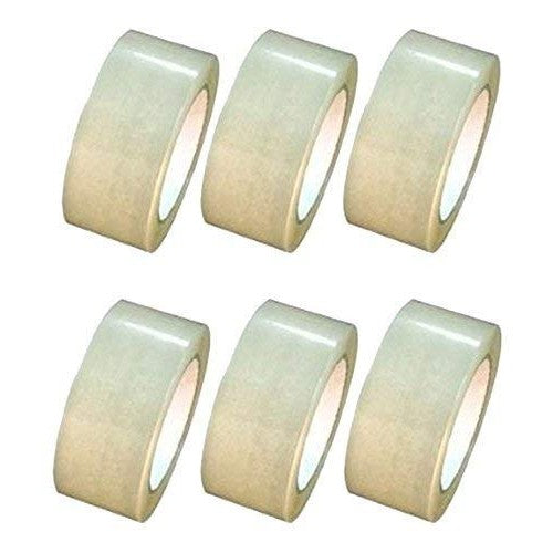 Set 6 buc Banda adeziva tip scotch Flippy Transparenta latime 48 mm x 60 m lungime