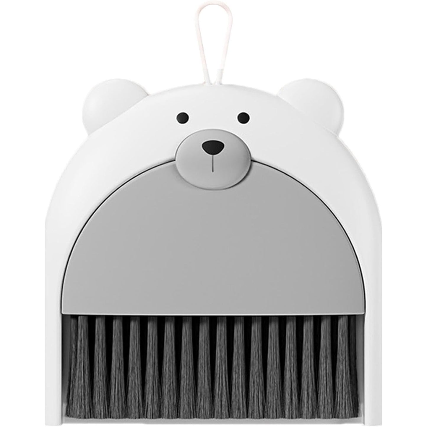 Set Matura si Faras, Flippy, Pentru Birou, din PP, Model Ursulet, 23.5 x 18 cm, Gri