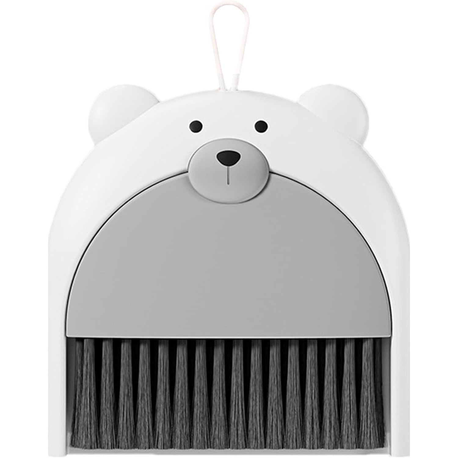 Set Matura si Faras, Flippy, Pentru Birou, din PP, Model Ursulet, 23.5 x 18 cm, Gri