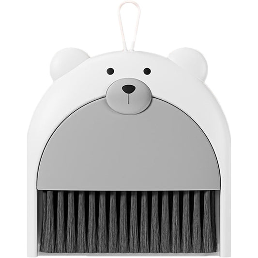 Set Matura si Faras, Flippy, Pentru Birou, din PP, Model Ursulet, 23.5 x 18 cm, Gri