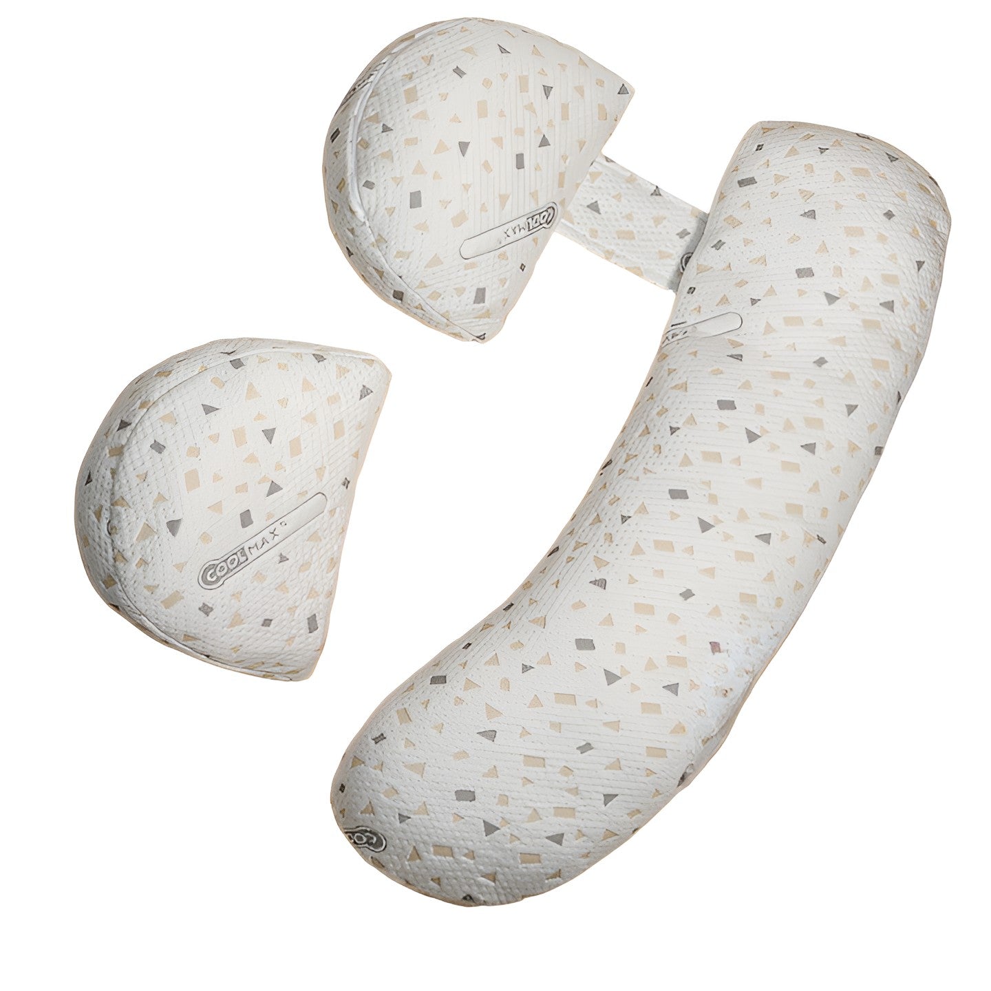 Set Perna pentru Gravide, Flippy, Husa Detasabila, Spuma Moale, Utilizare in Forma H si U, Reglabila, Latime Ajustabila, Proactive, Gri