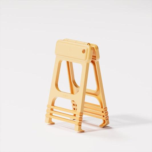 Clema pentru Boluri, Flippy, Anti-Alunecare, din ABS si Silicon, Extindere, pentru Oale, Tigai, de Uz Casnic, Rezistent la Temperaturi Inalte, 18.3 x 10.6 cm Galben