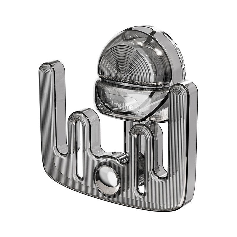 Suport pentru Incaltamintea de Casa, Flippy, fara Perforare, Montare pe Perete, Prindere Adeziva, 11.6x11x4.8cm, Gri Transparent