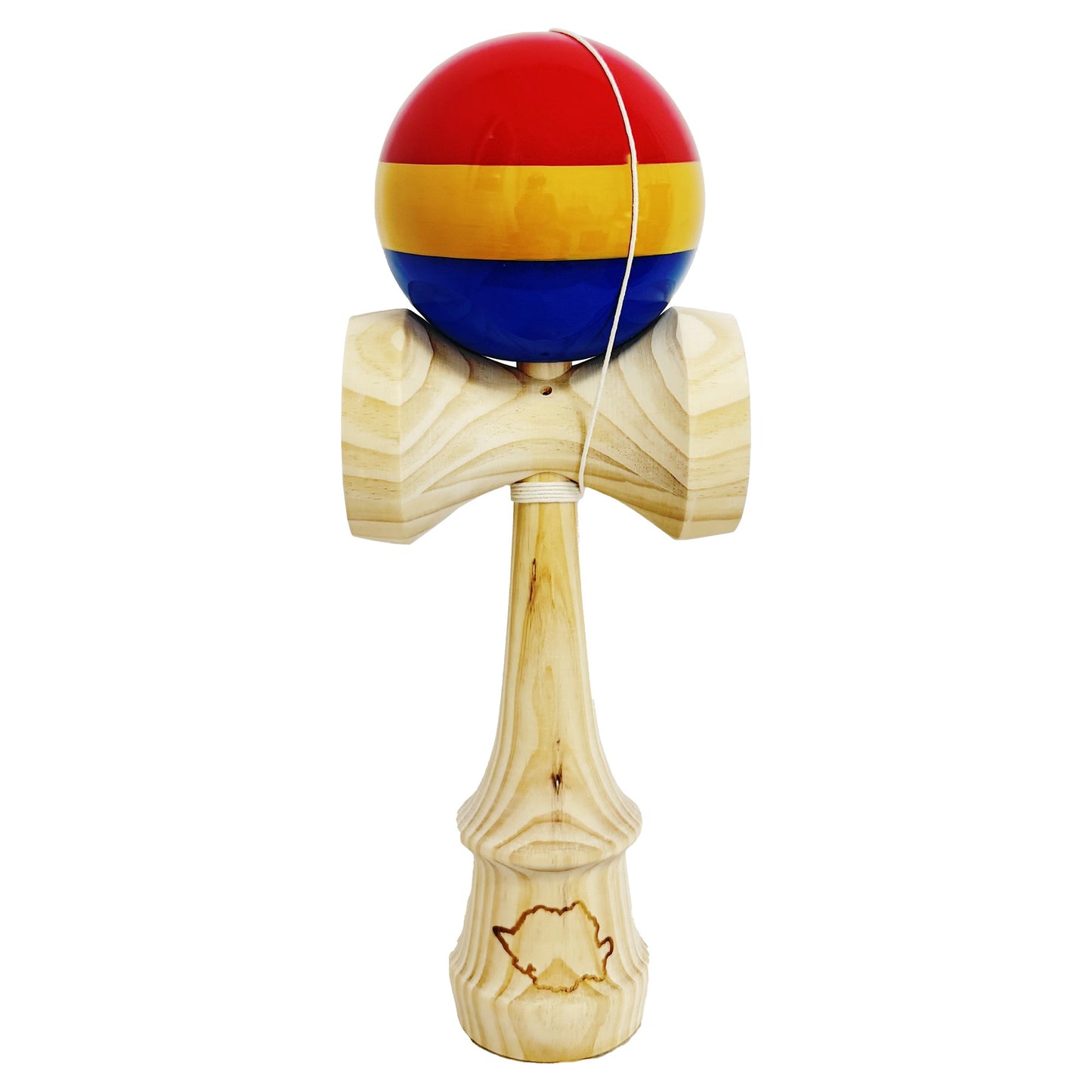 Kendama X Originala, Profesionala, SUPER BIG cu Cupe KING SIZE,EDITIE LIMITATA TRICOLOR