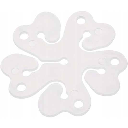 Suport pentru Baloane, Flippy, care Formeaza o Floare, cu Un Singur Strat, pentru 6 Baloane, 6x6cm, 2.7g