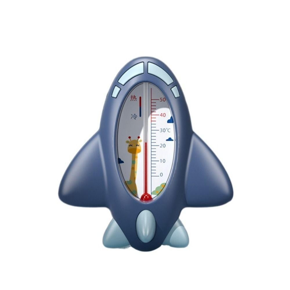 Termometru pentru Baie, Flippy, Plutitor, Rezistent la apa, Multifunctional, Model Avion, 11x10x4 cm, Albastru