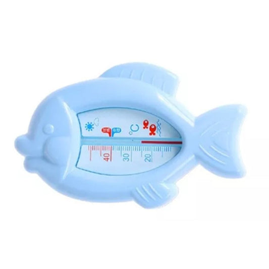 Termometru pentru Baie, Flippy, Plutitor, Rezistent la apa, Multifunctional, Model Peste, 15.5x9.5x2 cm, Albastru