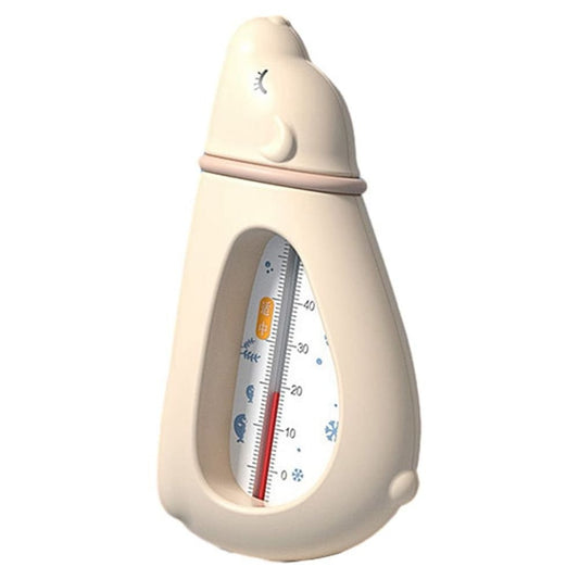 Termometru pentru Baie, Flippy, Plutitor, Rezistent la apa, Multifunctional, Model Urs Polar, 15x7.5x4 cm, Roz
