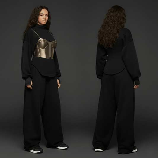 Trening Black Power Set -  Corset Sculptural
