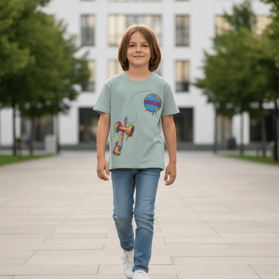 Tricou Copii Premium RABELIUM Kendama – Streetwear Oversize