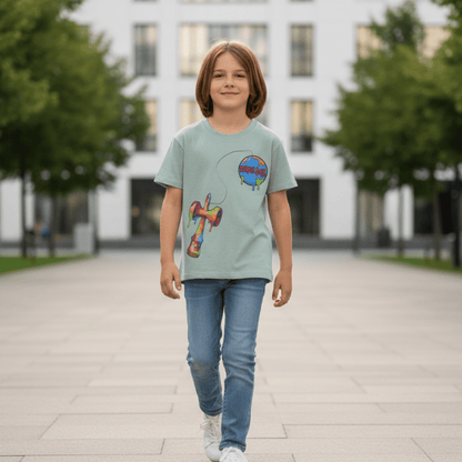 Tricou Copii Premium RABELIUM Kendama – Streetwear Oversize