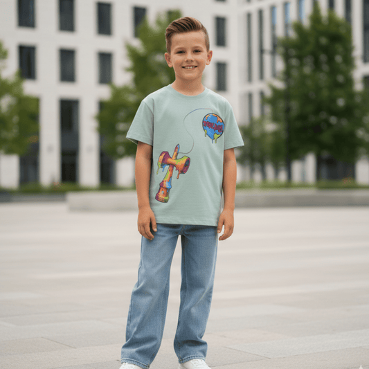 Tricou Copii Premium RABELIUM Kendama – Streetwear Oversize