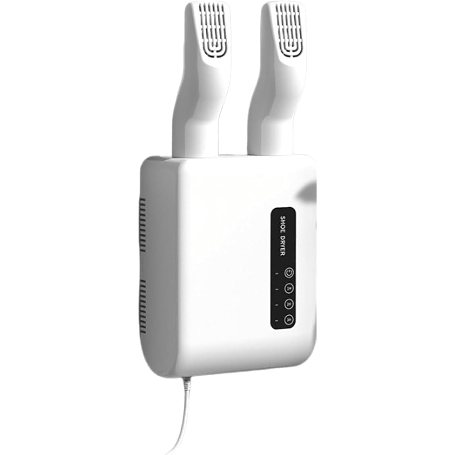 Uscator de Pantofi, Flippy, Functie de Uscare, Dezinfectie, Dezodorizare, Montaj pe Perete fara Perforare, din PVC, Silentios, Timer, Alb